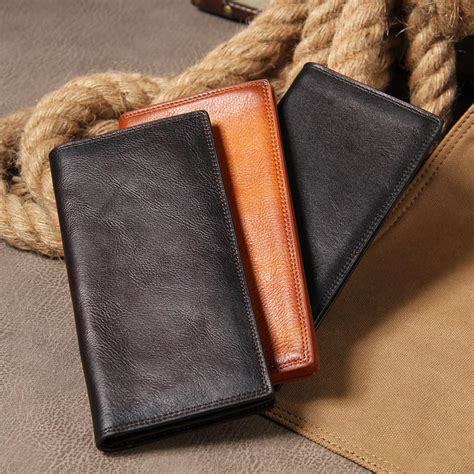 men long wallet without zipper.